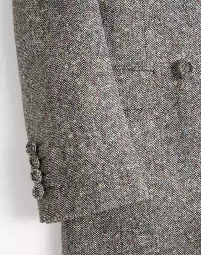Veste croisée Valentino en laine natté boutonnée Veste croisée Valentino en laine natté boutonnée