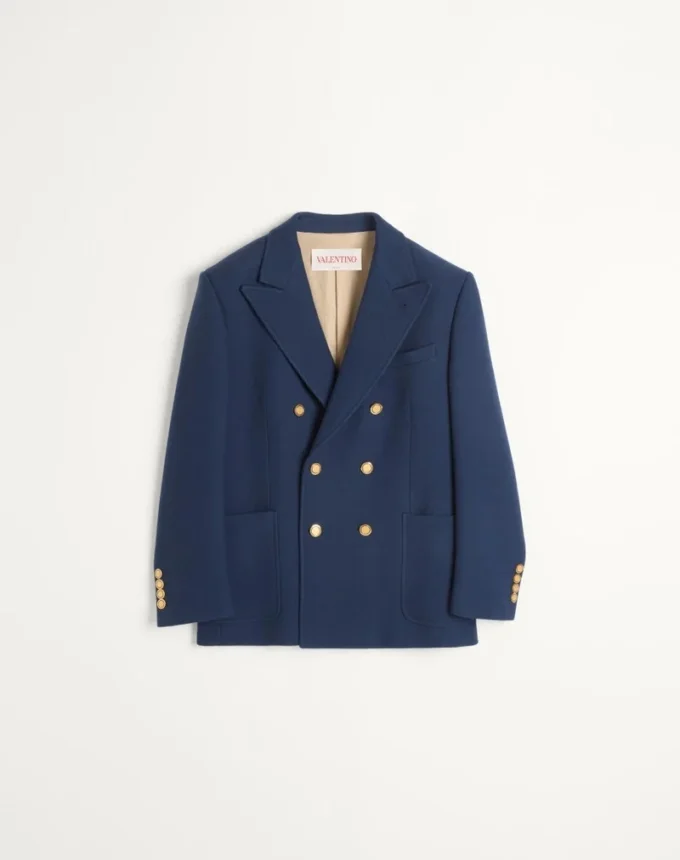Veste double boutonnage en laine double Veste double boutonnage en laine double
