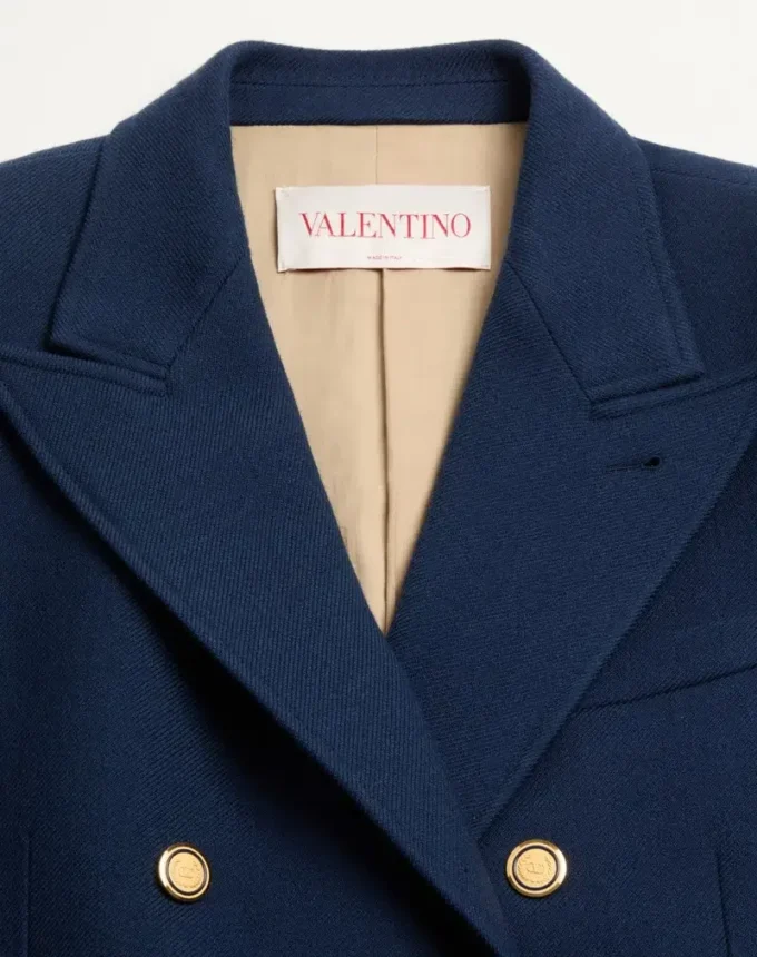 Veste double boutonnage en laine double Veste double boutonnage en laine double
