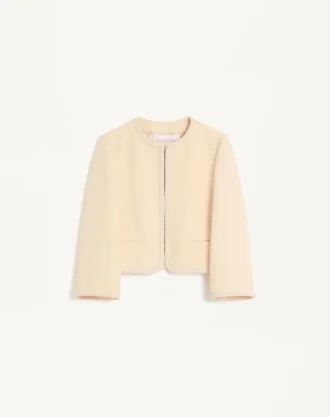 Veste en crêpe couture
