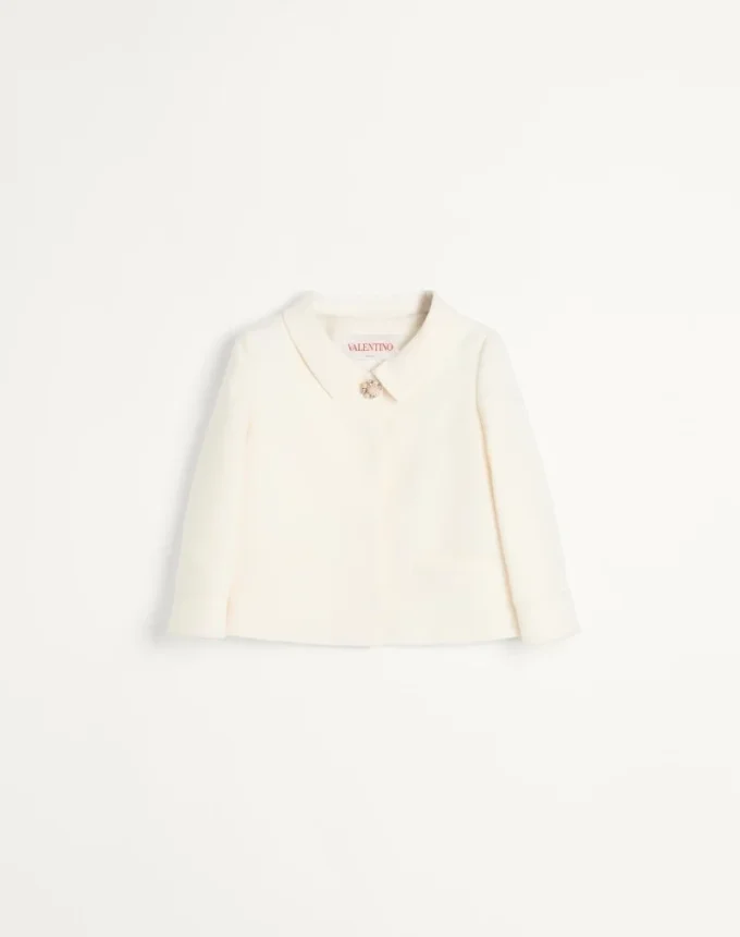 Veste en crêpe couture Veste en crêpe couture