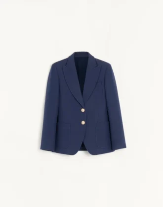 VESTE EN CRÊPE COUTURE