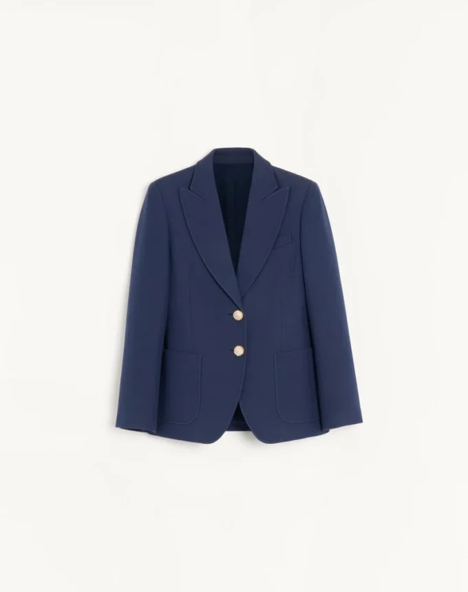 VESTE EN CRÊPE COUTURE VESTE EN CRÊPE COUTURE