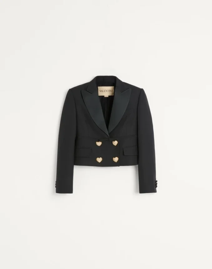 Veste en crêpe couture Veste en crêpe couture
