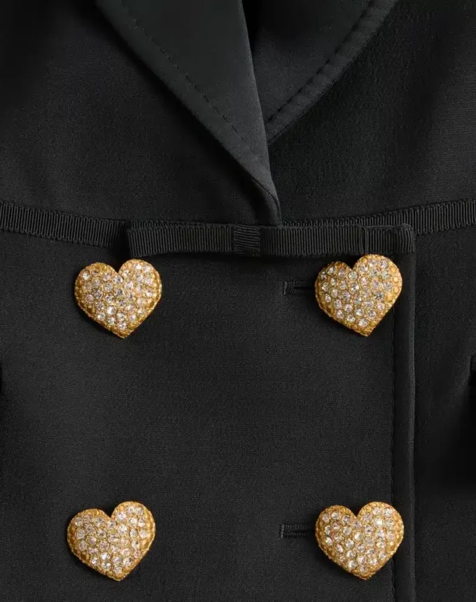 Veste en crêpe couture Veste en crêpe couture