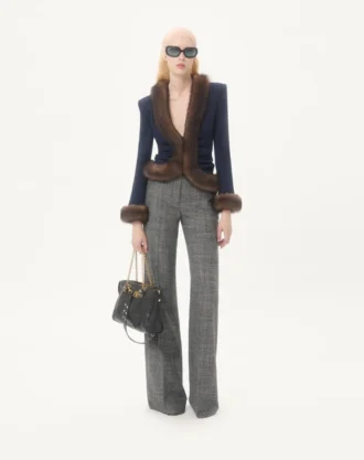 Veste en crêpe de laine
