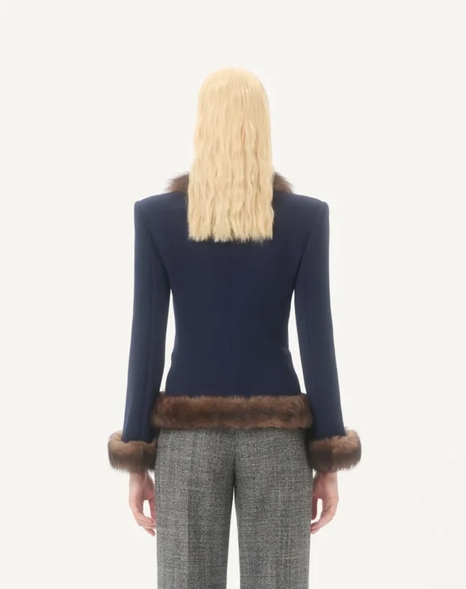 Veste en crêpe de laine Veste en crêpe de laine
