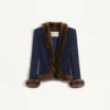 Veste en crêpe de laine Veste en crêpe de laine