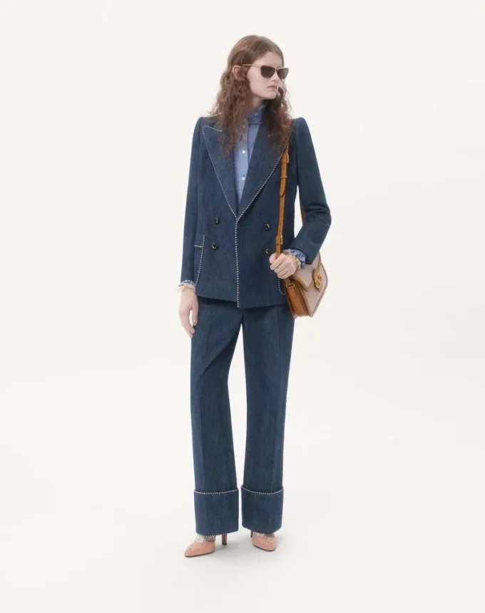 Veste en denim chambray Veste en denim chambray