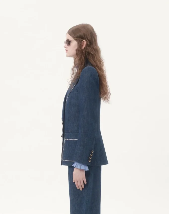 Veste en denim chambray Veste en denim chambray