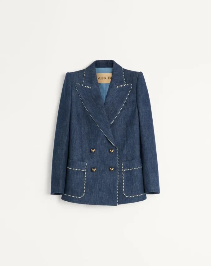 Veste en denim chambray Veste en denim chambray