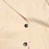 Veste en gabardine de laine à simple boutonnage Veste en gabardine de laine à simple boutonnage