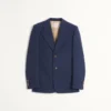 Veste en gabardine de laine à simple boutonnage Veste en gabardine de laine à simple boutonnage