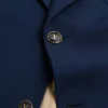 Veste en gabardine de laine à simple boutonnage Veste en gabardine de laine à simple boutonnage