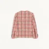 Veste en laine à carreaux Veste en laine à carreaux