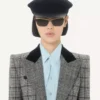 Veste en laine à carreaux Veste en laine à carreaux