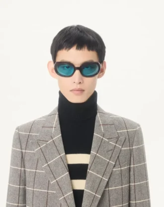 Veste en laine à double boutonnage Valentino à motif à carreaux