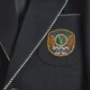 Veste en laine à simple boutonnage Valentino avec patch Valentino Veste en laine à simple boutonnage Valentino avec patch Valentino