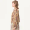 Veste en piqué avec imprimé cachemire Voyage Imaginaire Veste en piqué avec imprimé cachemire Voyage Imaginaire