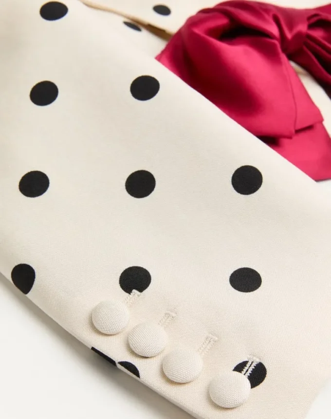 Veste en shantung avec imprimé Pludepois Veste en shantung avec imprimé Pludepois