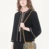 Veste en tweed Canestrello brodée Veste en tweed Canestrello brodée