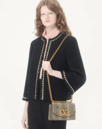 Veste en tweed Canestrello brodée Veste en tweed Canestrello brodée