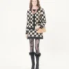 Veste en tweed Damier Veste en tweed Damier