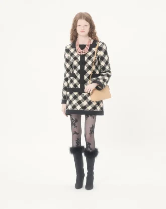 Veste en tweed Damier Veste en tweed Damier