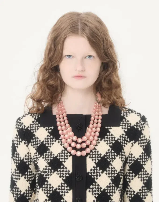 Veste en tweed Damier Veste en tweed Damier