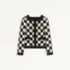 Veste en tweed Damier Veste en tweed Damier