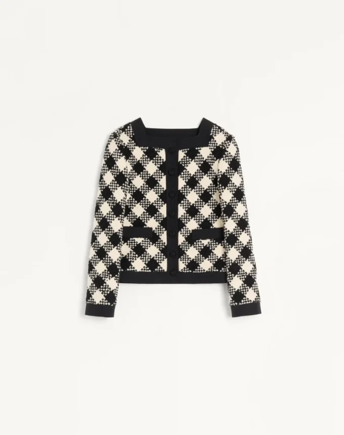 Veste en tweed Damier Veste en tweed Damier