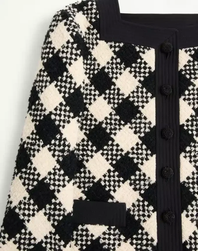 Veste en tweed Damier Veste en tweed Damier