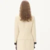 Veste en tweed de laine uni Veste en tweed de laine uni
