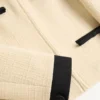 Veste en tweed de laine uni Veste en tweed de laine uni