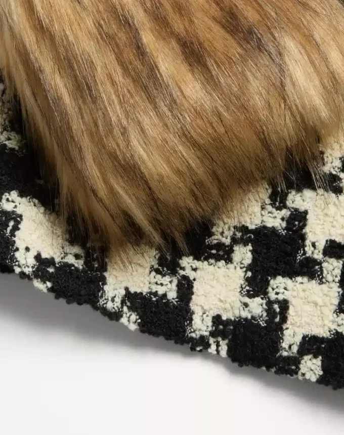 Veste en tweed pied-de-poule macro Veste en tweed pied-de-poule macro
