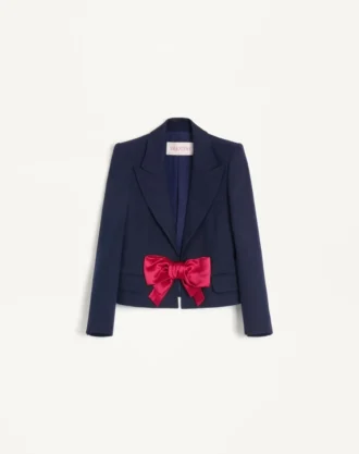 Veste en viscose avec nœud Veste en viscose avec nœud