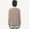 Veste légère en tweed pied-de-poule Veste légère en tweed pied-de-poule