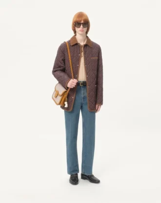 Veste matelassée en nylon avec imprimé Opticool Veste matelassée en nylon avec imprimé Opticool