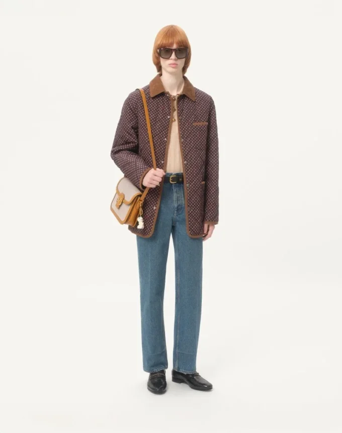 Veste matelassée en nylon avec imprimé Opticool Veste matelassée en nylon avec imprimé Opticool