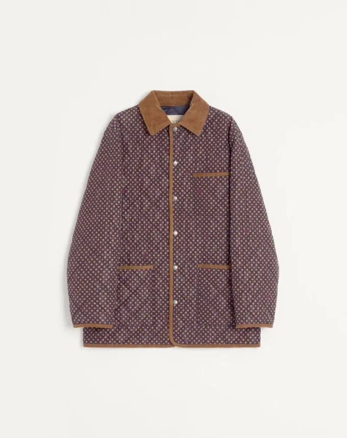 Veste matelassée en nylon avec imprimé Opticool Veste matelassée en nylon avec imprimé Opticool