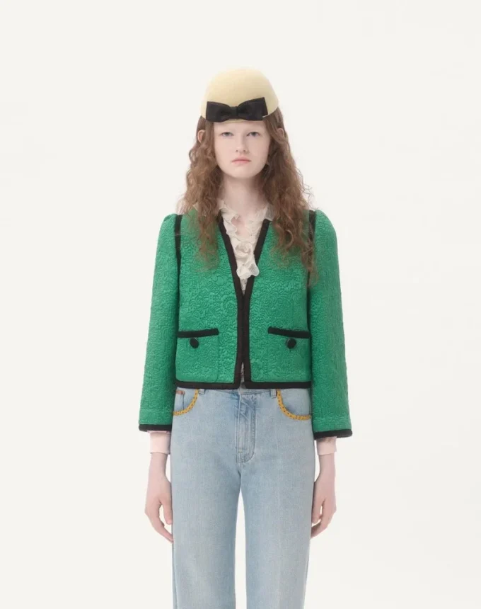 Veste matelassée à fleurs Après l’Hiver Veste matelassée à fleurs Après l’Hiver