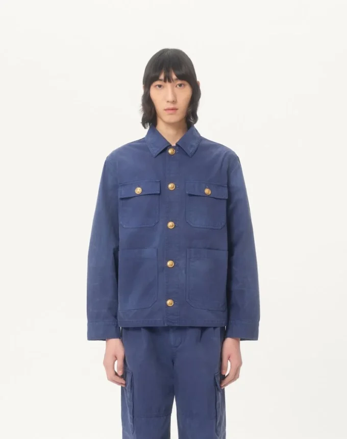 Veste safari en denim Veste safari en denim