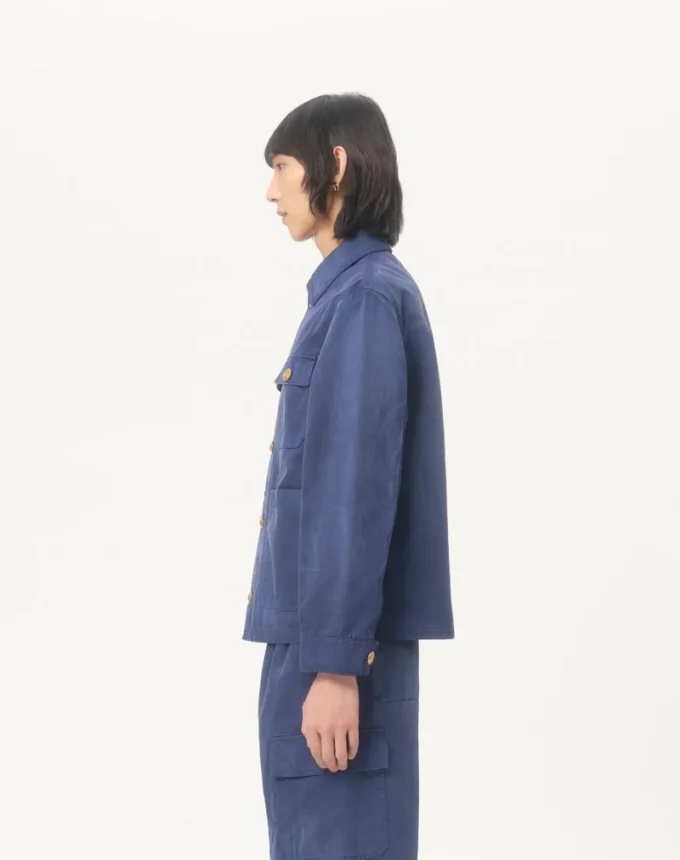 Veste safari en denim Veste safari en denim