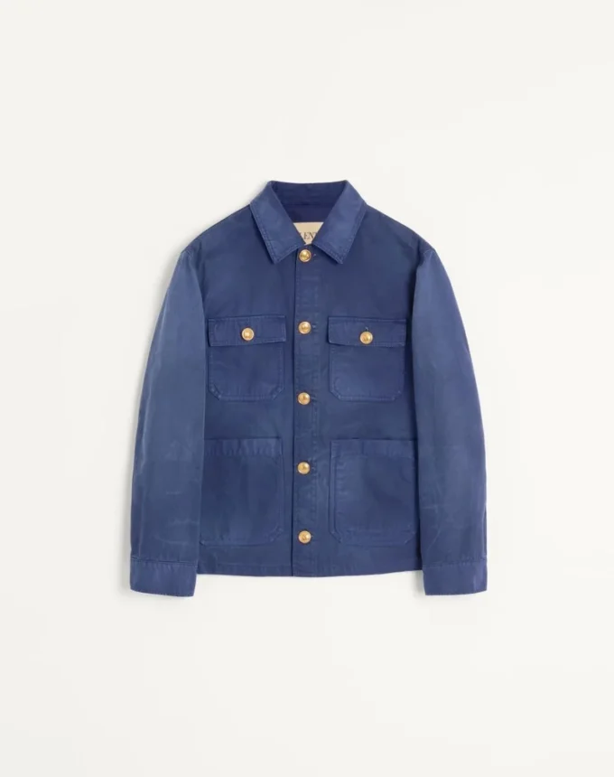Veste safari en denim Veste safari en denim