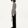 Veste safari en laine boutonnée avec ceinture Valentino Veste safari en laine boutonnée avec ceinture Valentino