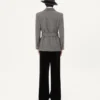 Veste safari en laine boutonnée avec ceinture Valentino Veste safari en laine boutonnée avec ceinture Valentino