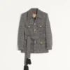 Veste safari en laine boutonnée avec ceinture Valentino Veste safari en laine boutonnée avec ceinture Valentino