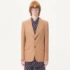 Veste simple boutonnage en viscose Veste simple boutonnage en viscose
