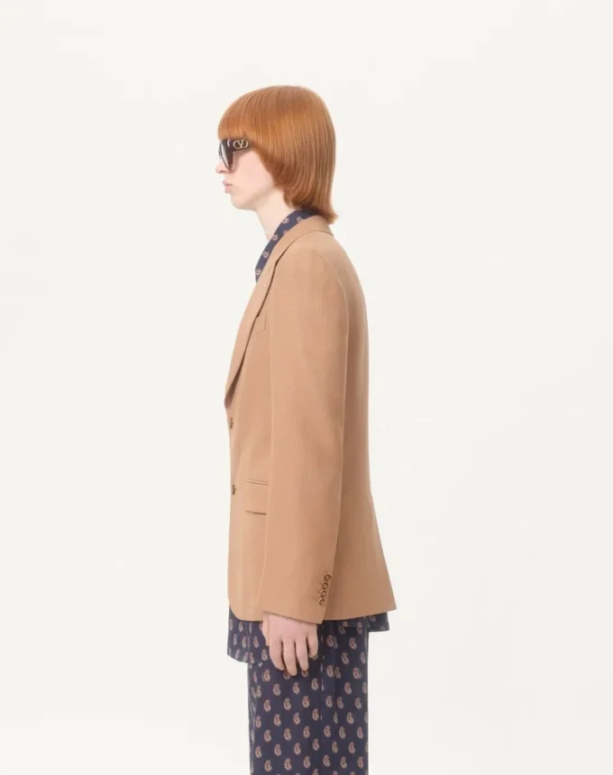 Veste simple boutonnage en viscose Veste simple boutonnage en viscose