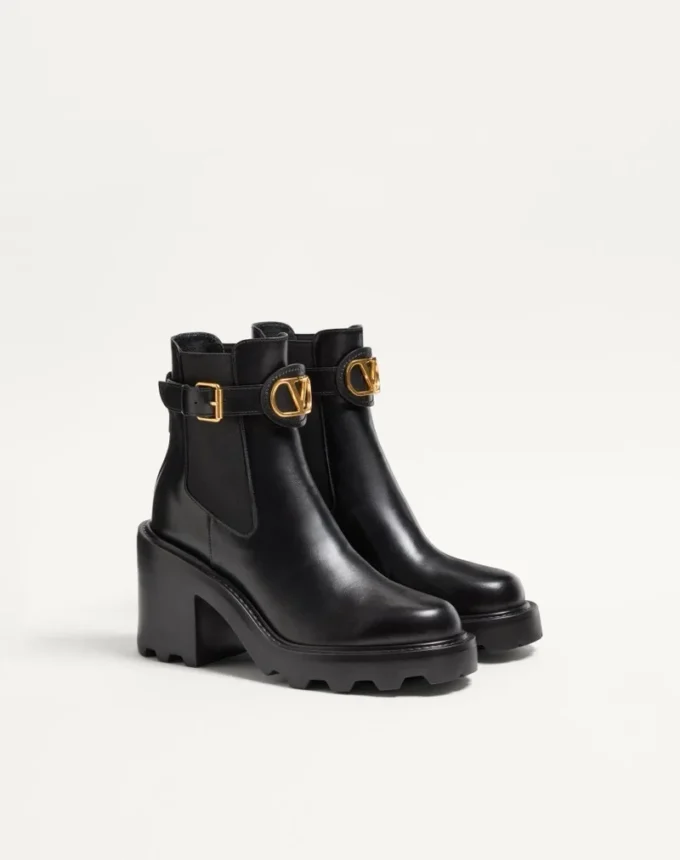 Vlogo Signature Beatle en cuir de veau 90 mm Vlogo Signature Beatle en cuir de veau 90 mm
